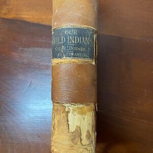 Our Wild Indians Col Richard Irving Dodge Chromo-Lithograph Illustrated 1883